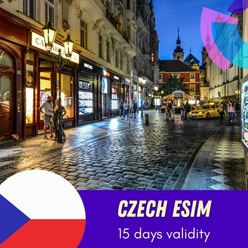 Czech eSIM 15 days