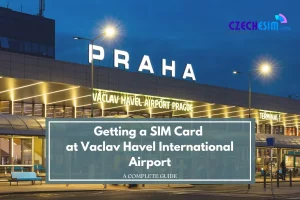 Getting SIM card at Prague Airport (Vaclav Havel Airport)