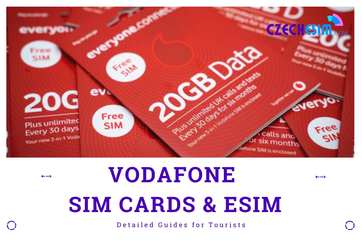 Vodafone Czech SIM card and eSIM