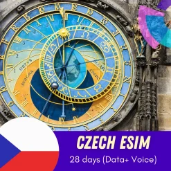 Czech eSIM 28 days data and calls included