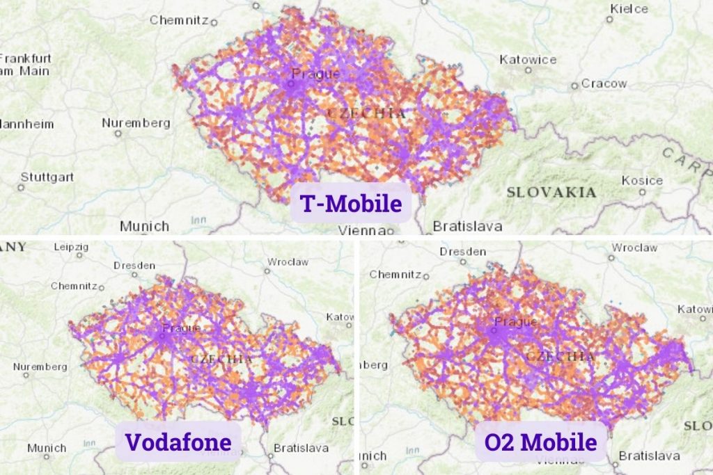 Czech Mobile Internet Coverage